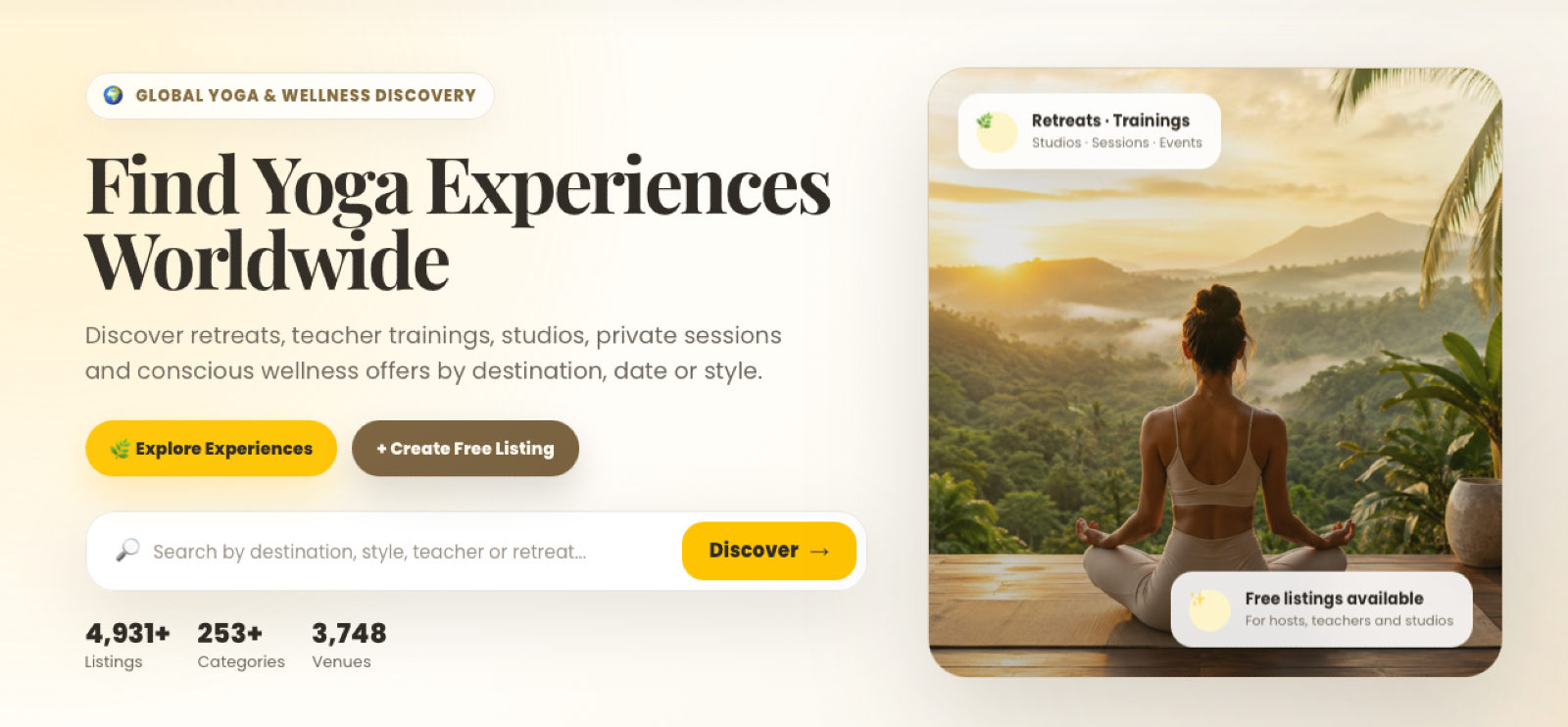 120k Page Views in 4 Months: How YogaLife.World Built a Global Yoga Directory with Directify