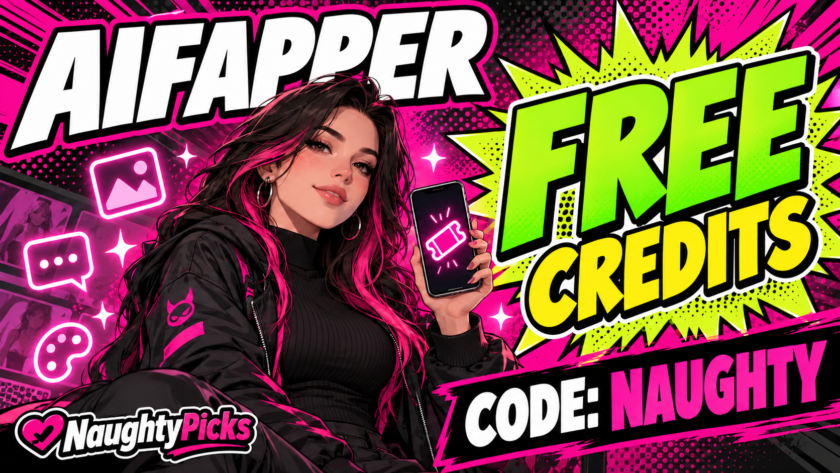 AIFapper free credits with code NAUGHTY