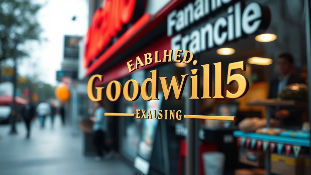 Understanding the "Goodwill" Component When Buying an Existing Franchise