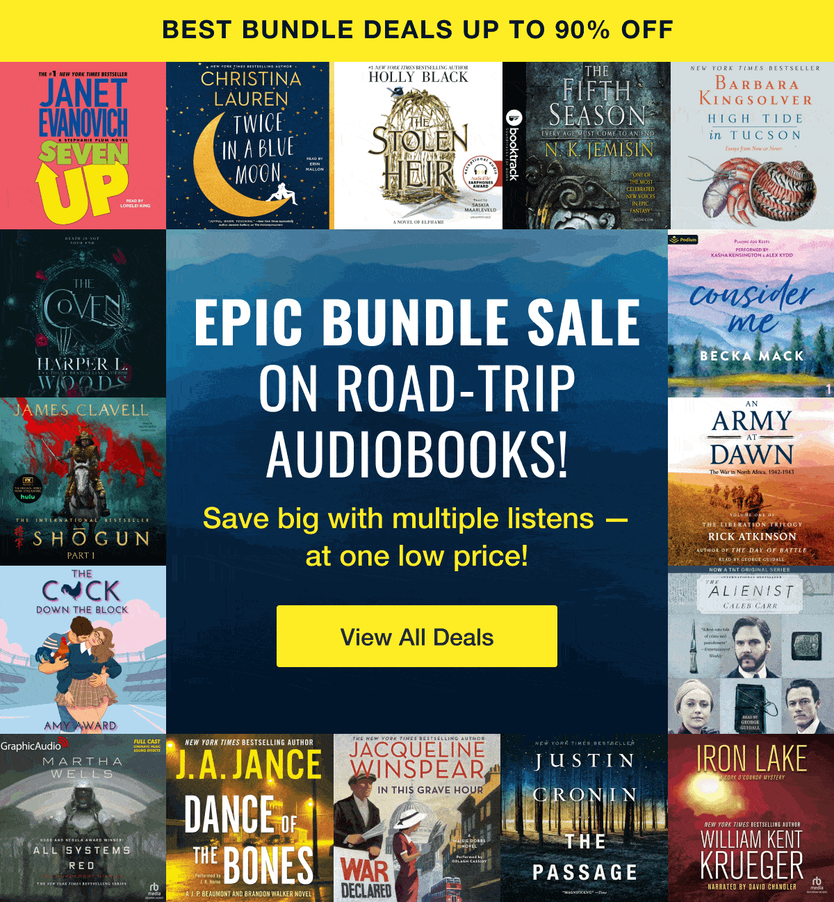 Road Trip Audiobook Sale!