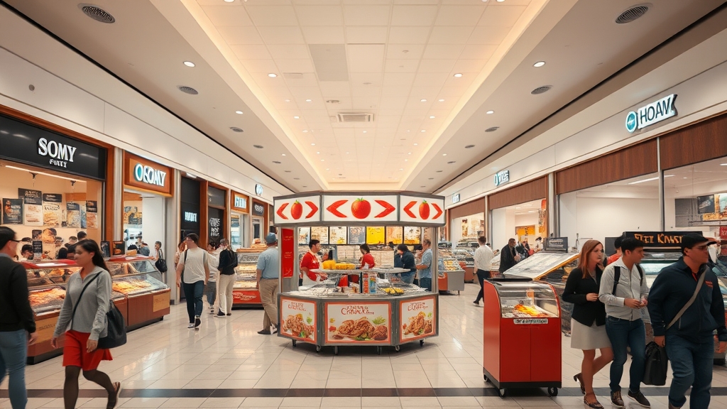 The Best Food Cart Franchises for High-Foot-Traffic Mall Locations