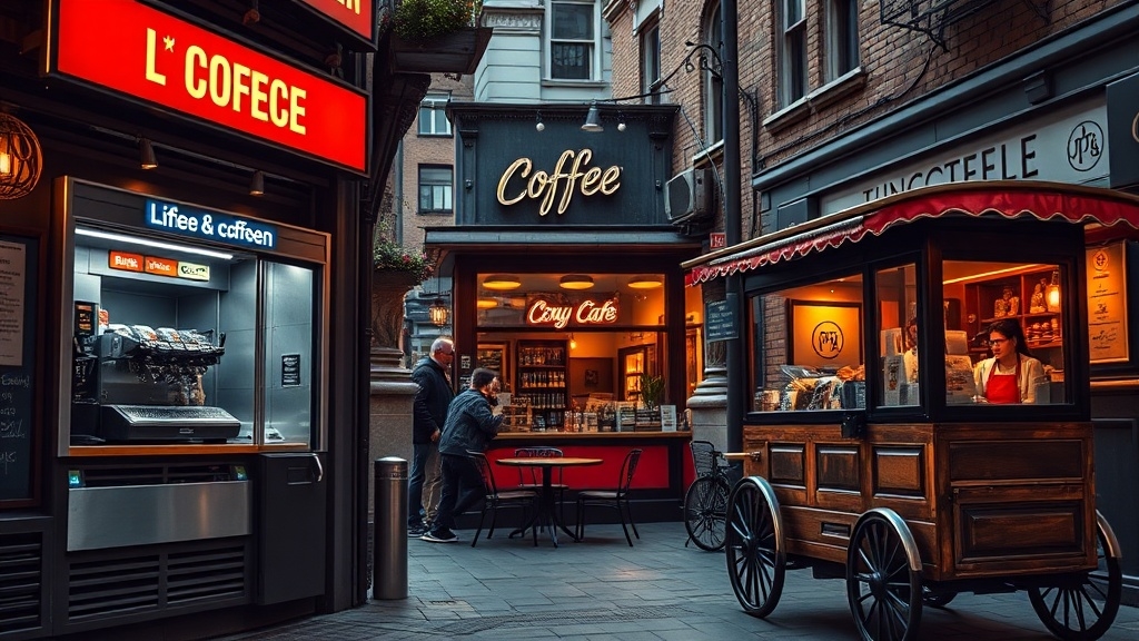 A Deep Dive into Coffee Shop Franchises: Kiosk vs. Cafe vs. Mobile