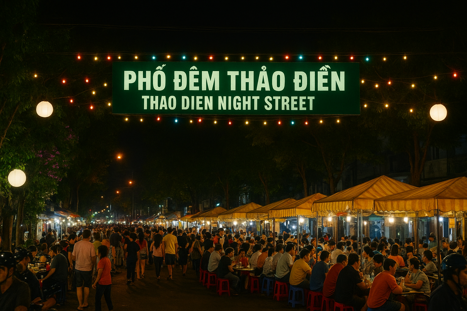 Thao Dien Night Street – A Weekend Hotspot in Ho Chi Minh City