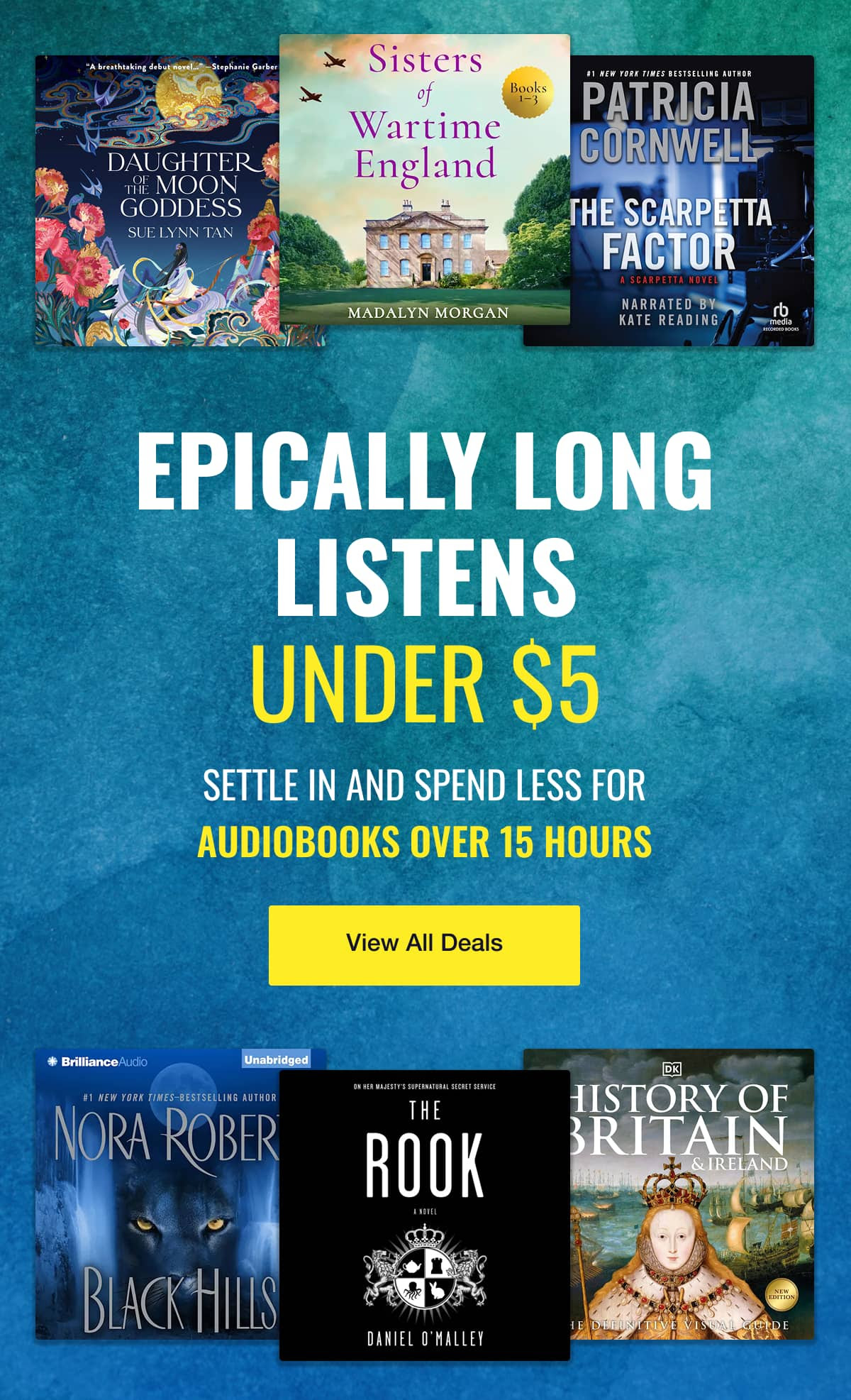 Long Audiobooks Under $5!