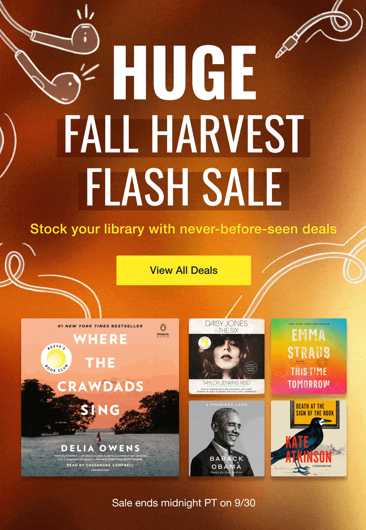 Fall Harvest Audiobook Sale!