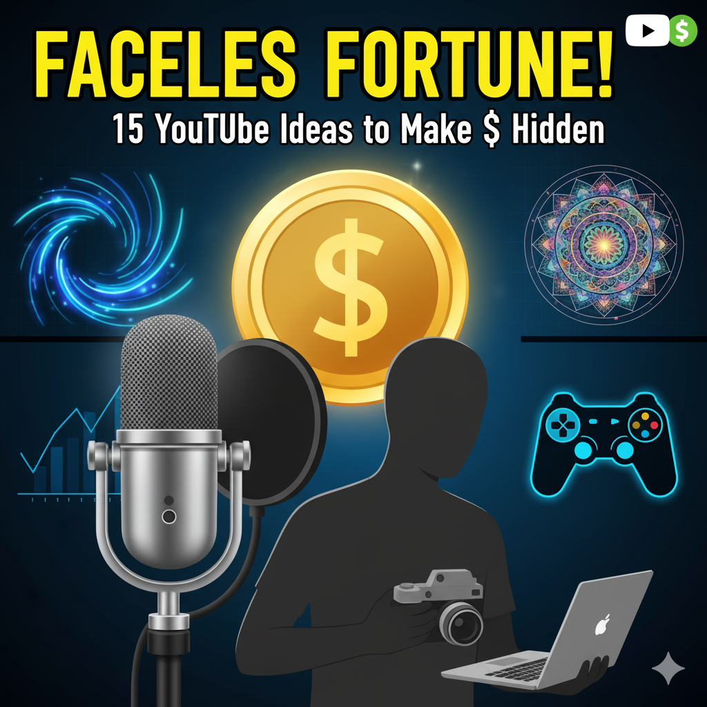 15 YouTube Video Ideas to Make Money Without Showing Your Face