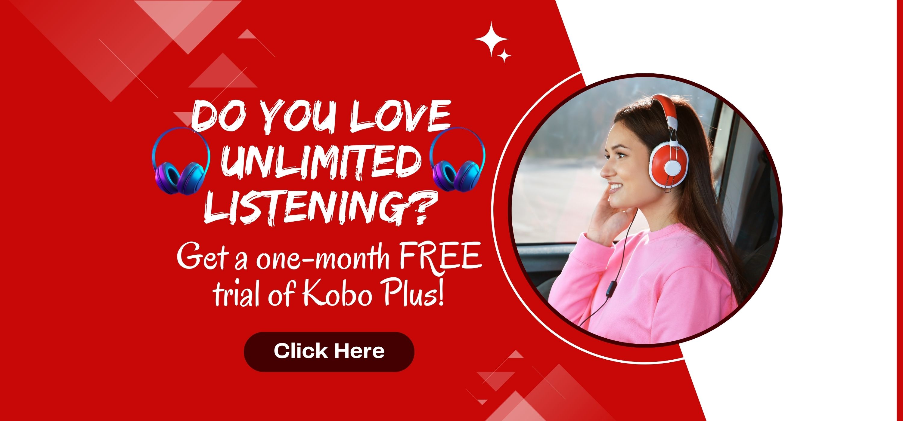Unlimited Listening with Kobo Plus!