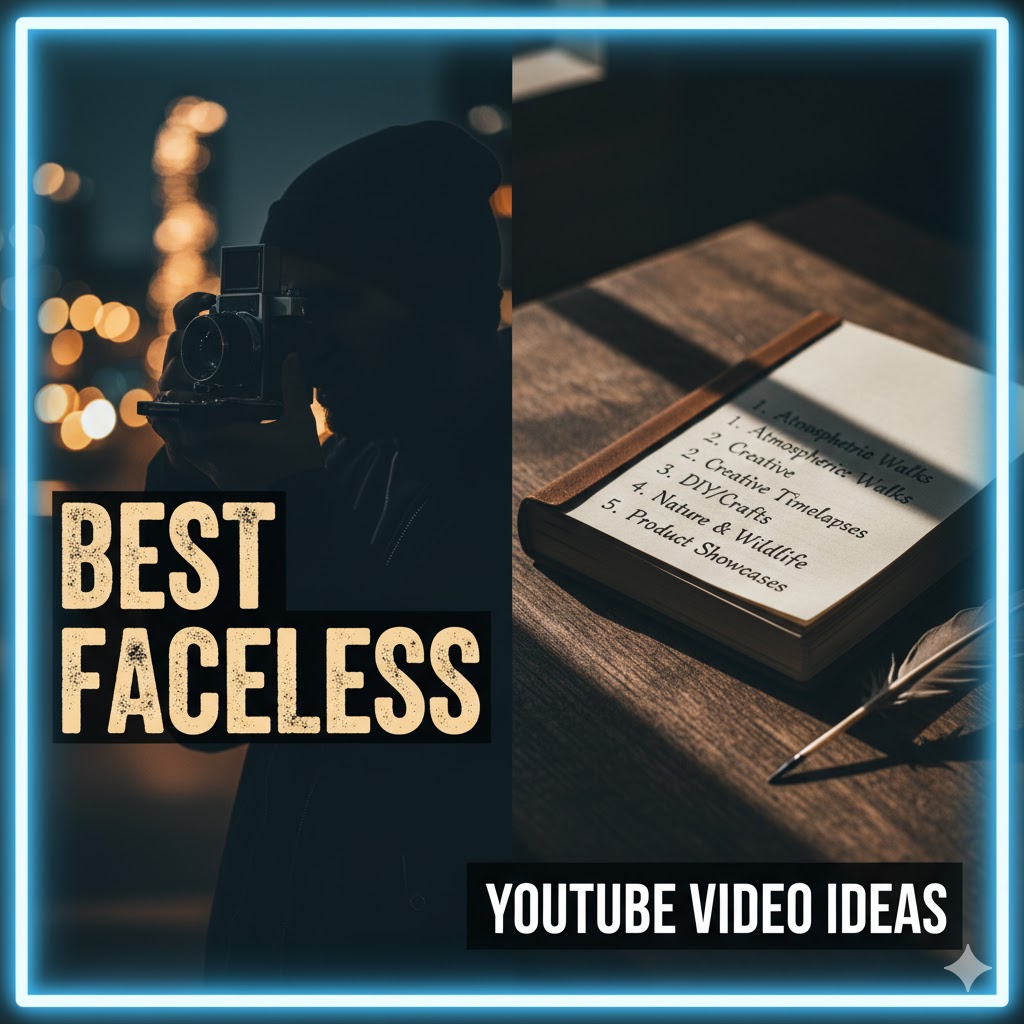 Best Faceless Youtube Video Ideas