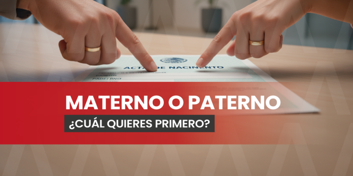 Congreso propone libertad en orden de apellidos