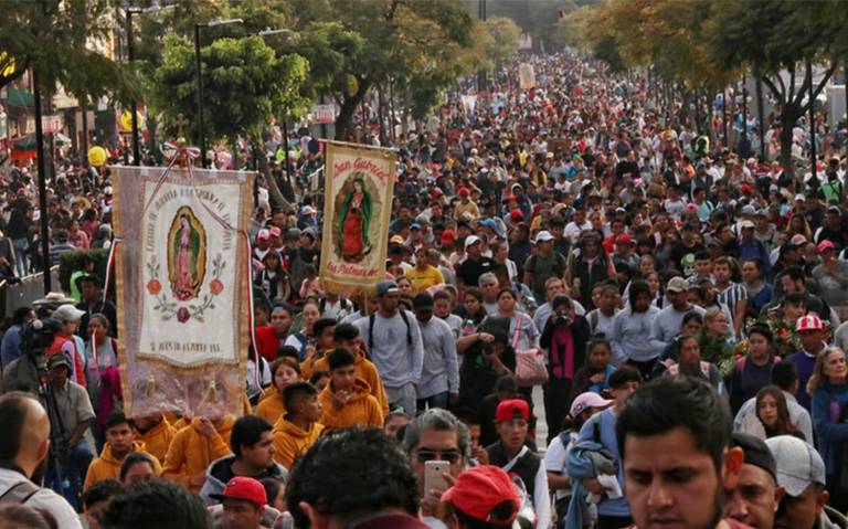 Arriban primeras peregrinaciones guadalupanas en Tuxtla