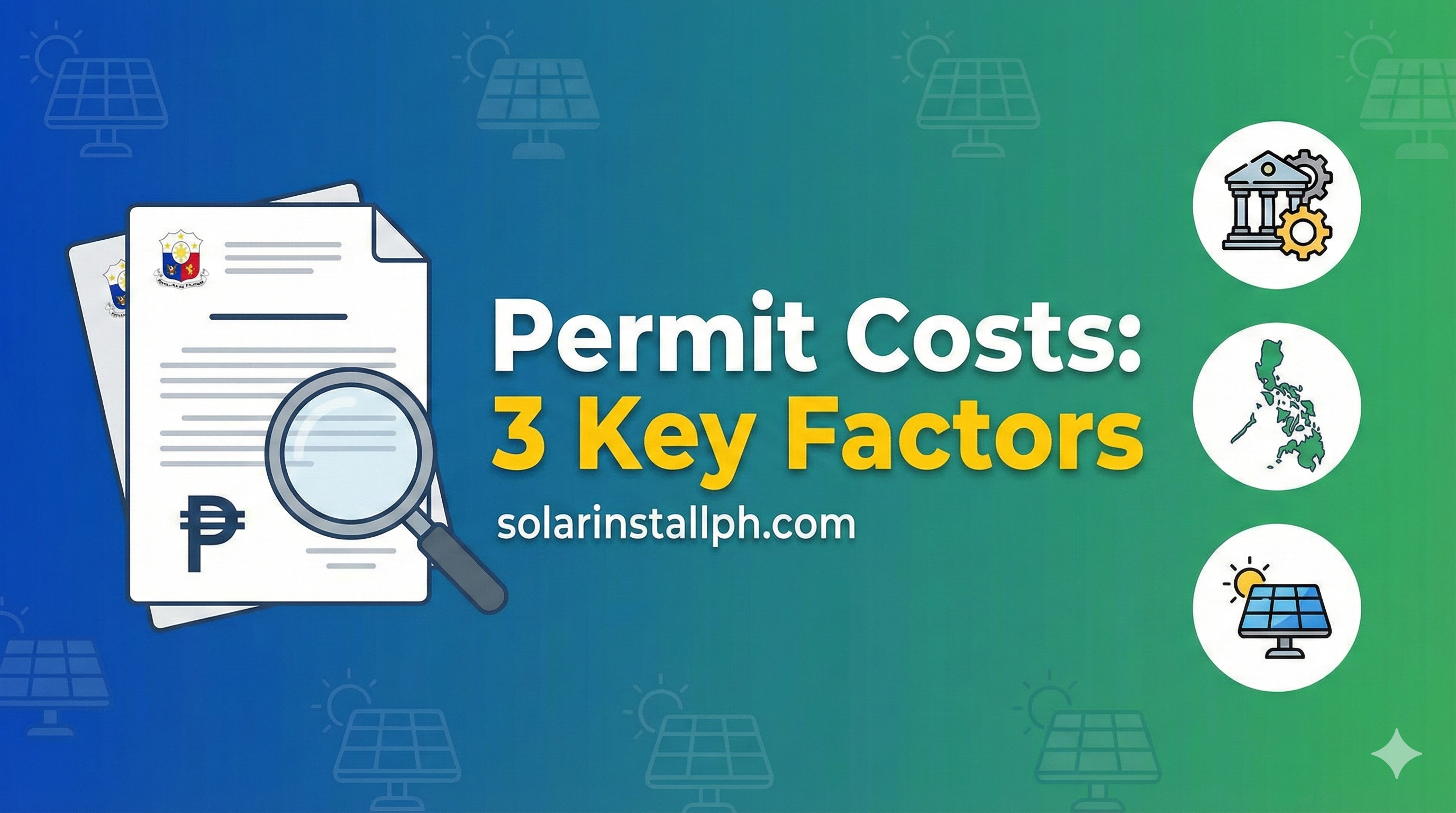 Permit Costs: 3 Key Factors