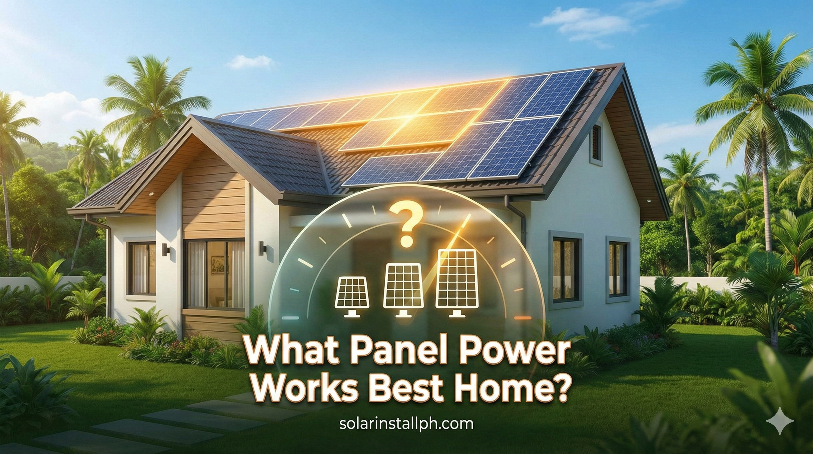 What Panel Power Works Best Home?