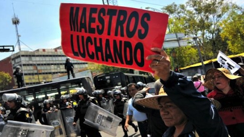 Anuncia el magisterio marcha estatal para el 15 de diciembre