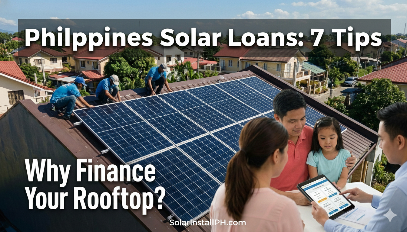 Philippines Solar Loans: 7 Tips