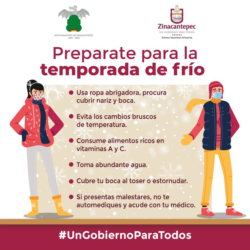 Recomendaciones para temporada fría