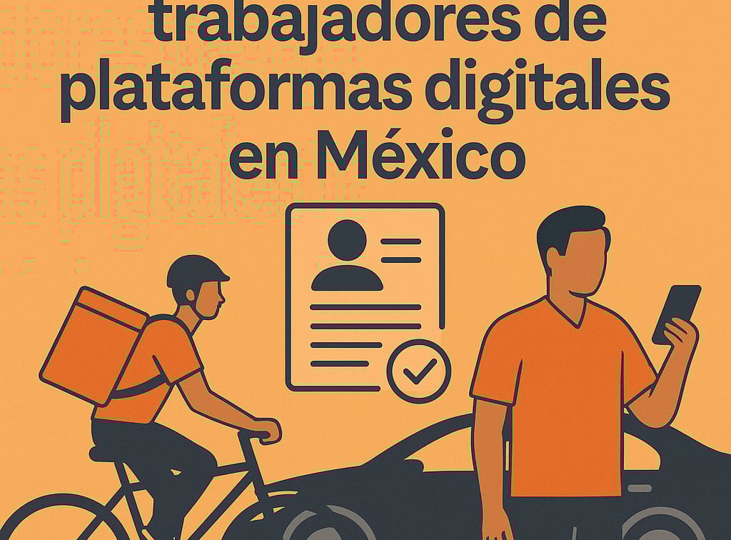 ¿Quiénes son los trabajadores de plataformas digitales en México?