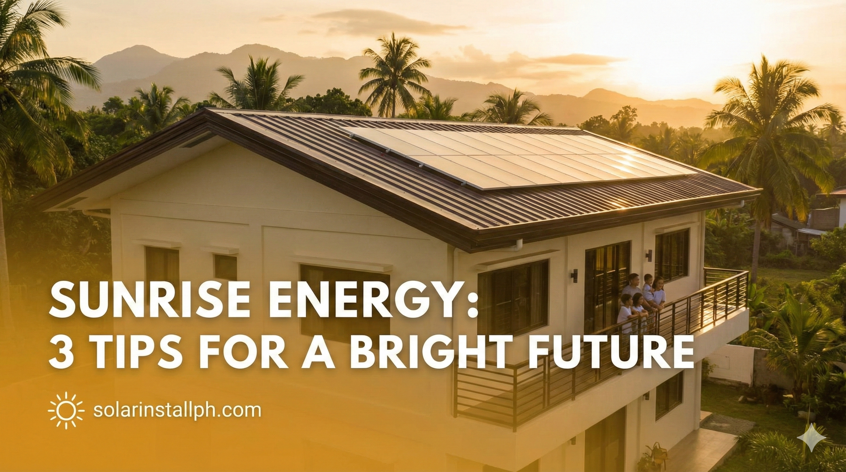 Sunrise Energy: 3 Tips for a Bright Future