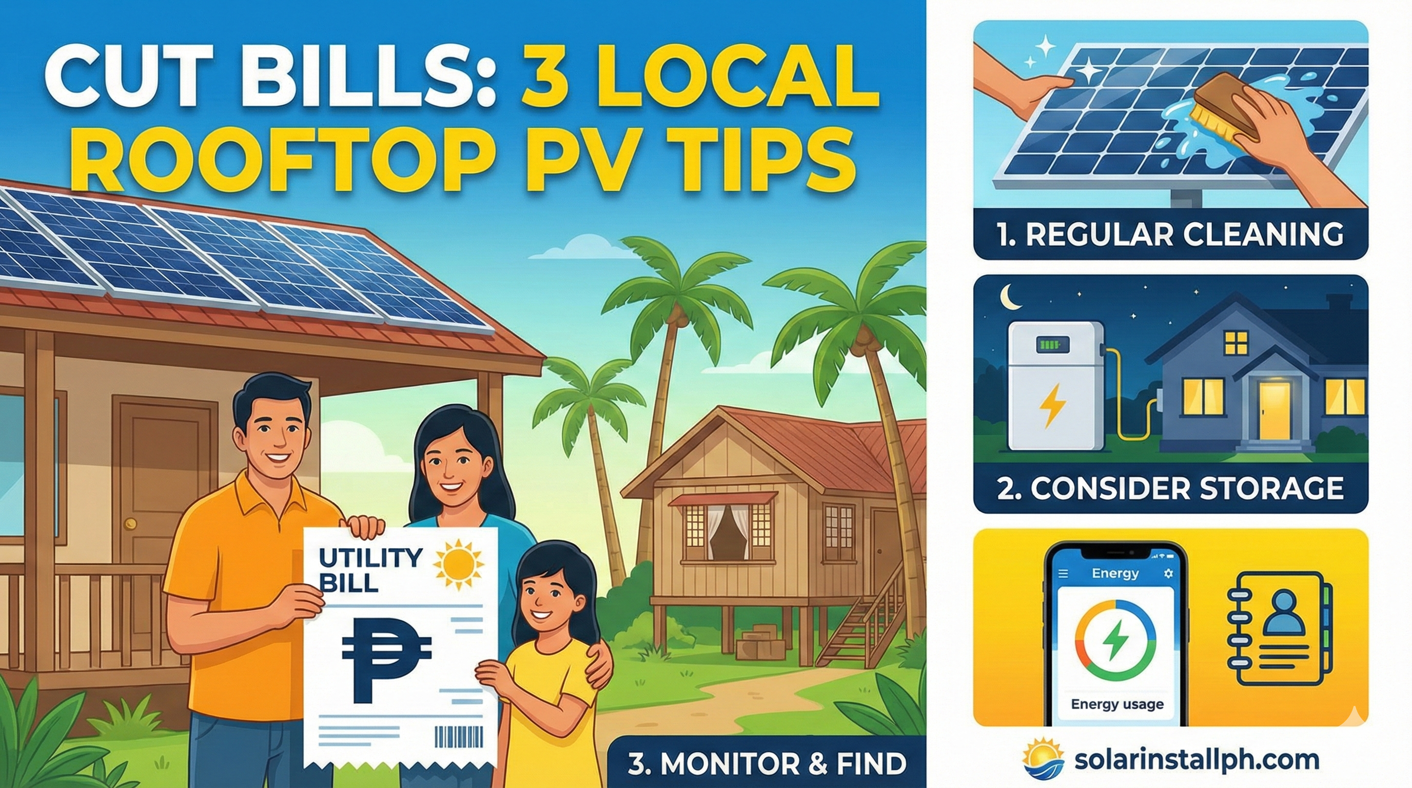 Cut Bills: 3 Local Rooftop PV Tips
