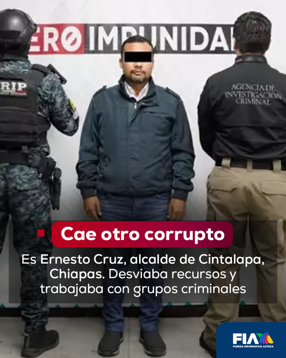 Cae edil de Cintalapa por corrupción