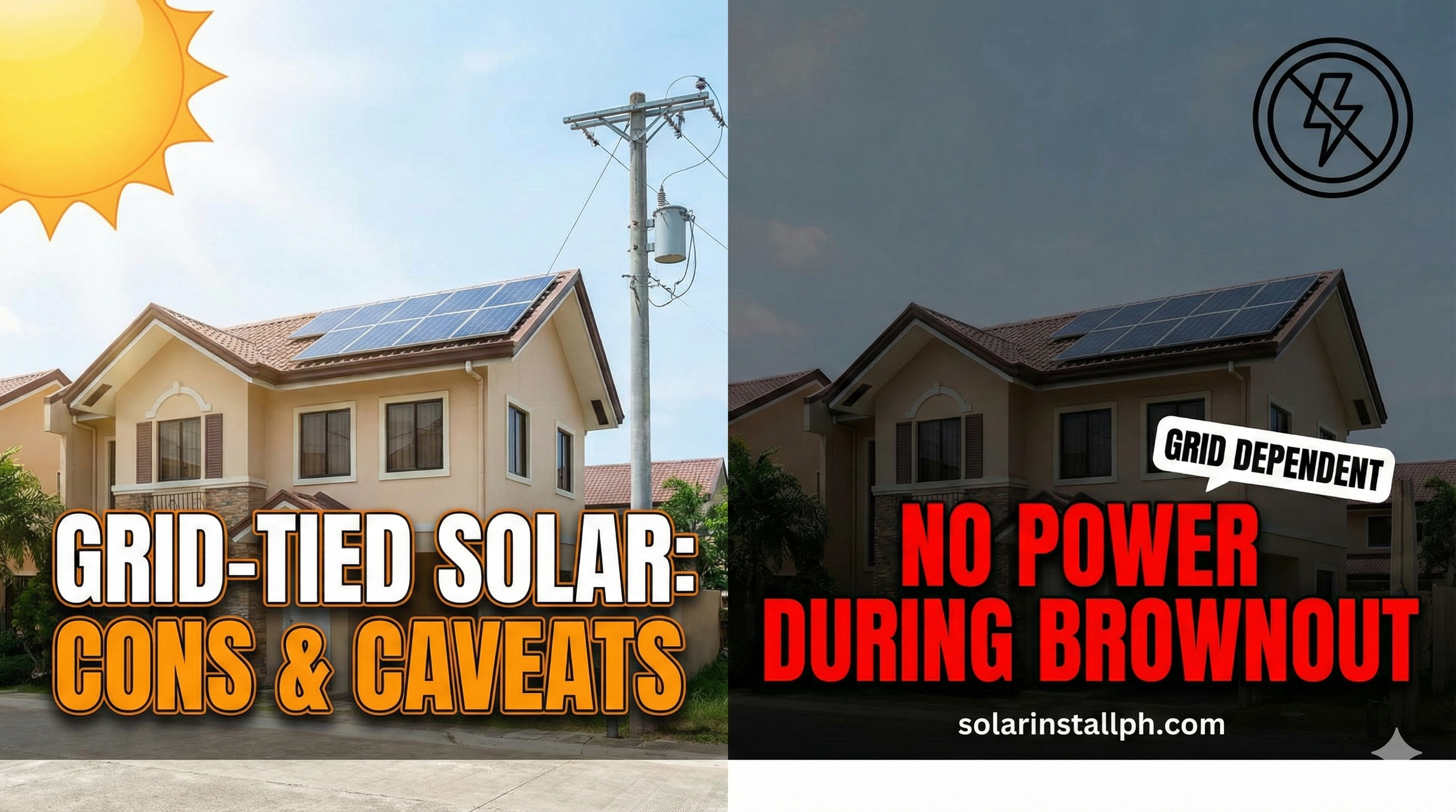 Grid-Tied Solar: Cons & Caveats