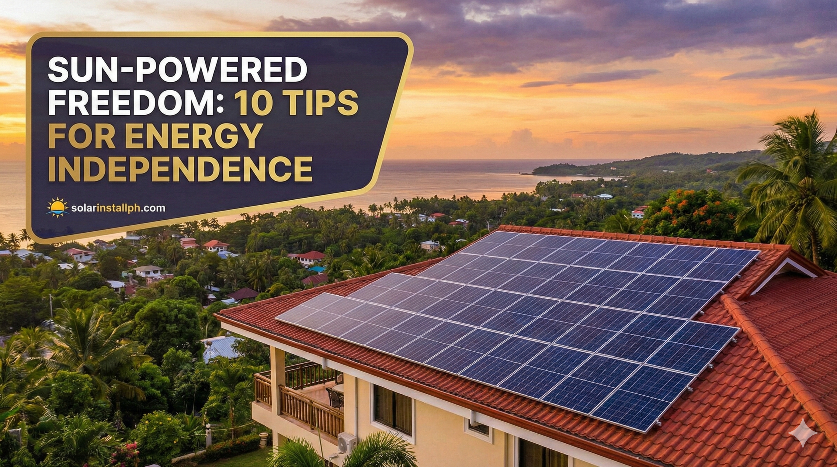 Sun-Powered Freedom: 10 Tips for Energy Independence