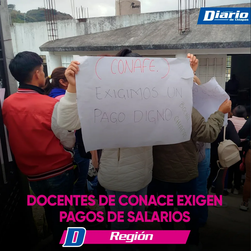 Exigen docentes de CONAFE salarios dignos