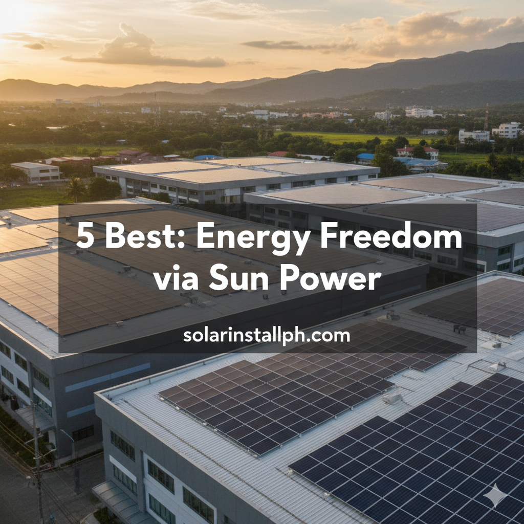 5 Best: Energy Freedom via Sun Power