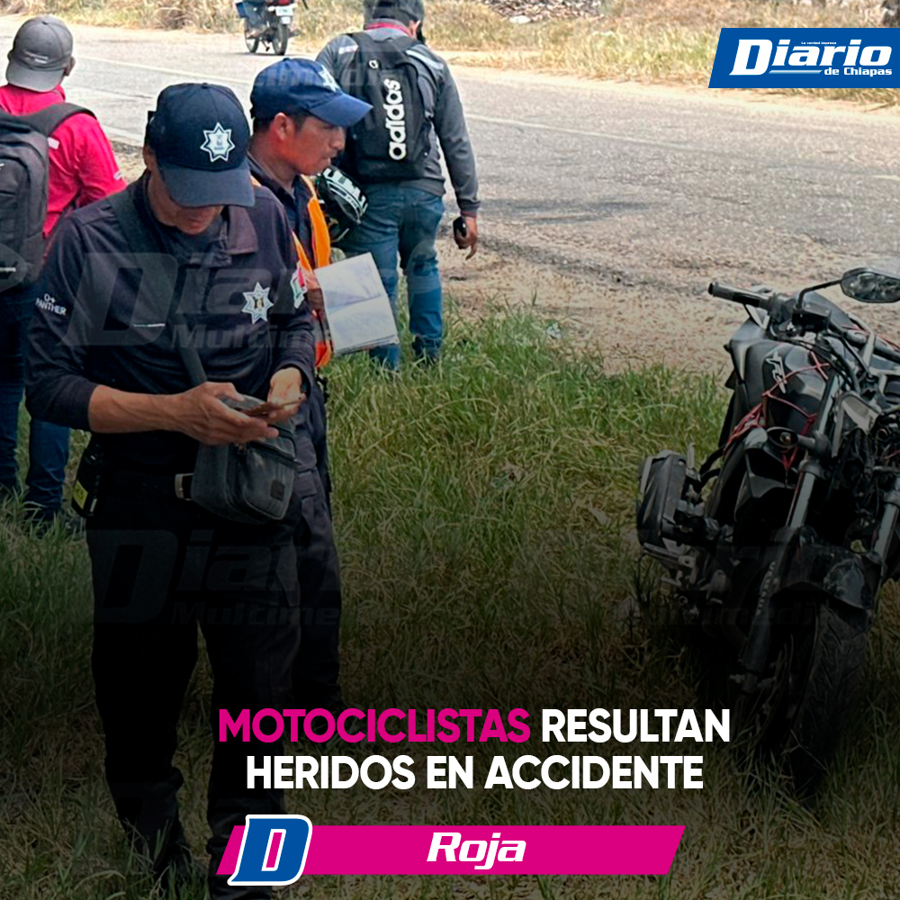 Incrementan accidentes de motocicilistas en Chiapas