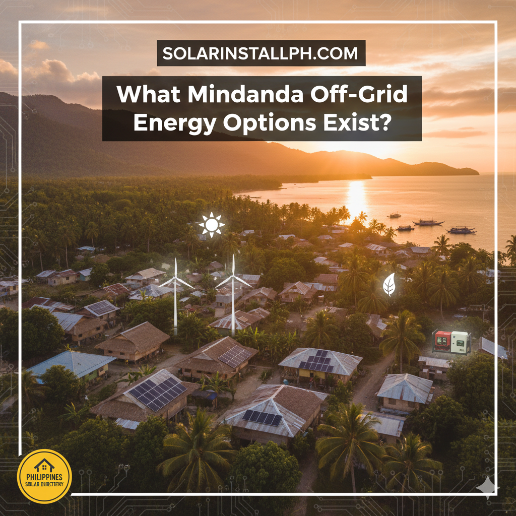 What Mindanao Off-Grid Energy Options Exist?