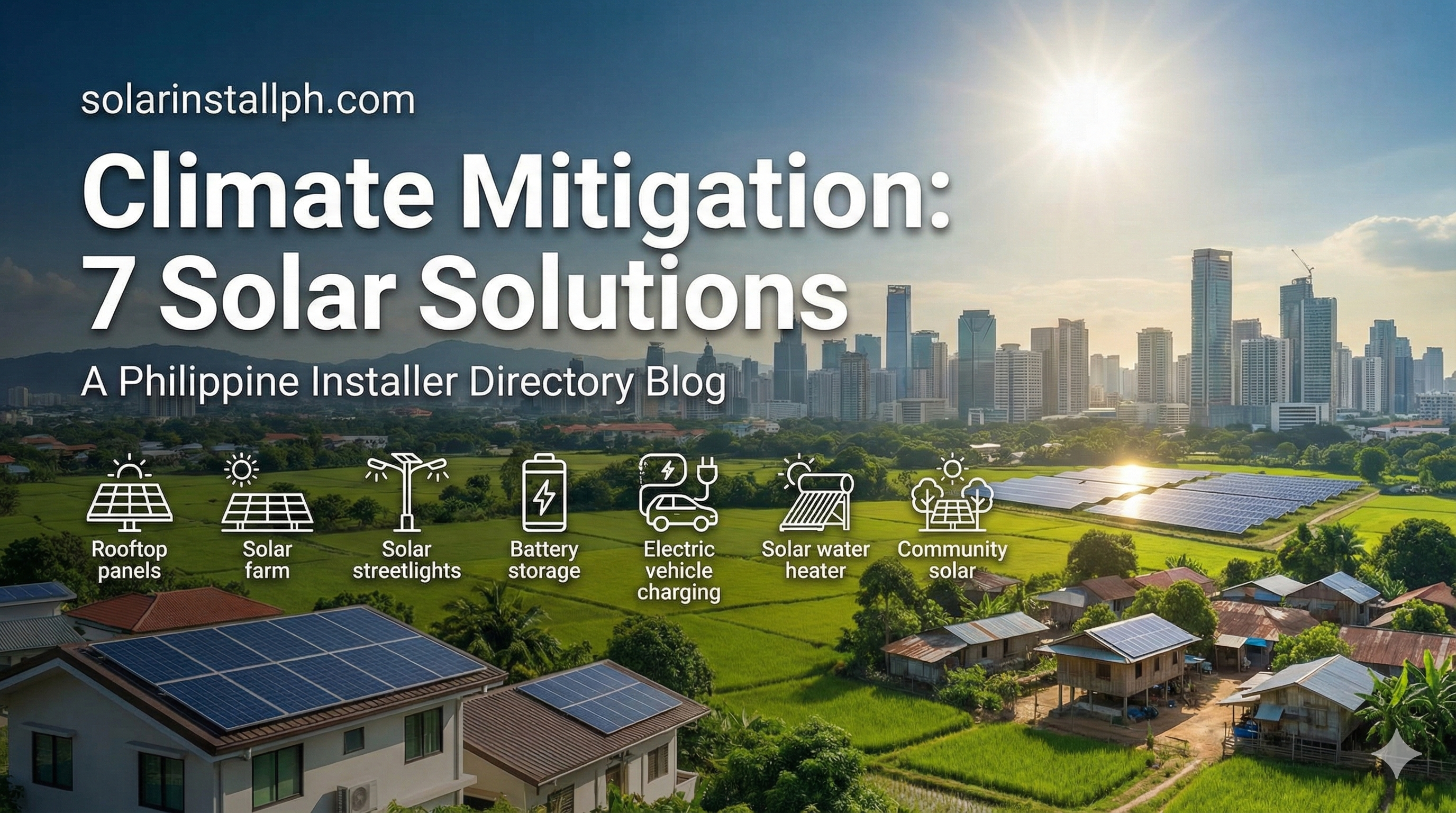 Climate Mitigation: 7 Solar Solutions