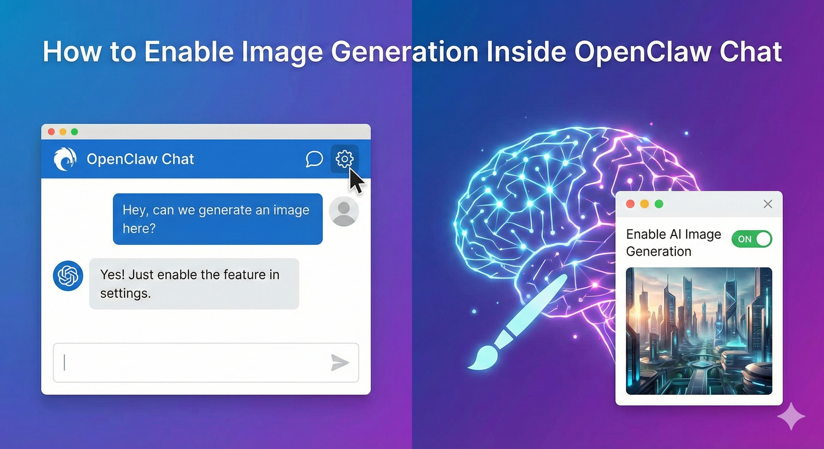 How to Enable Image Generation Inside OpenClaw Chat
