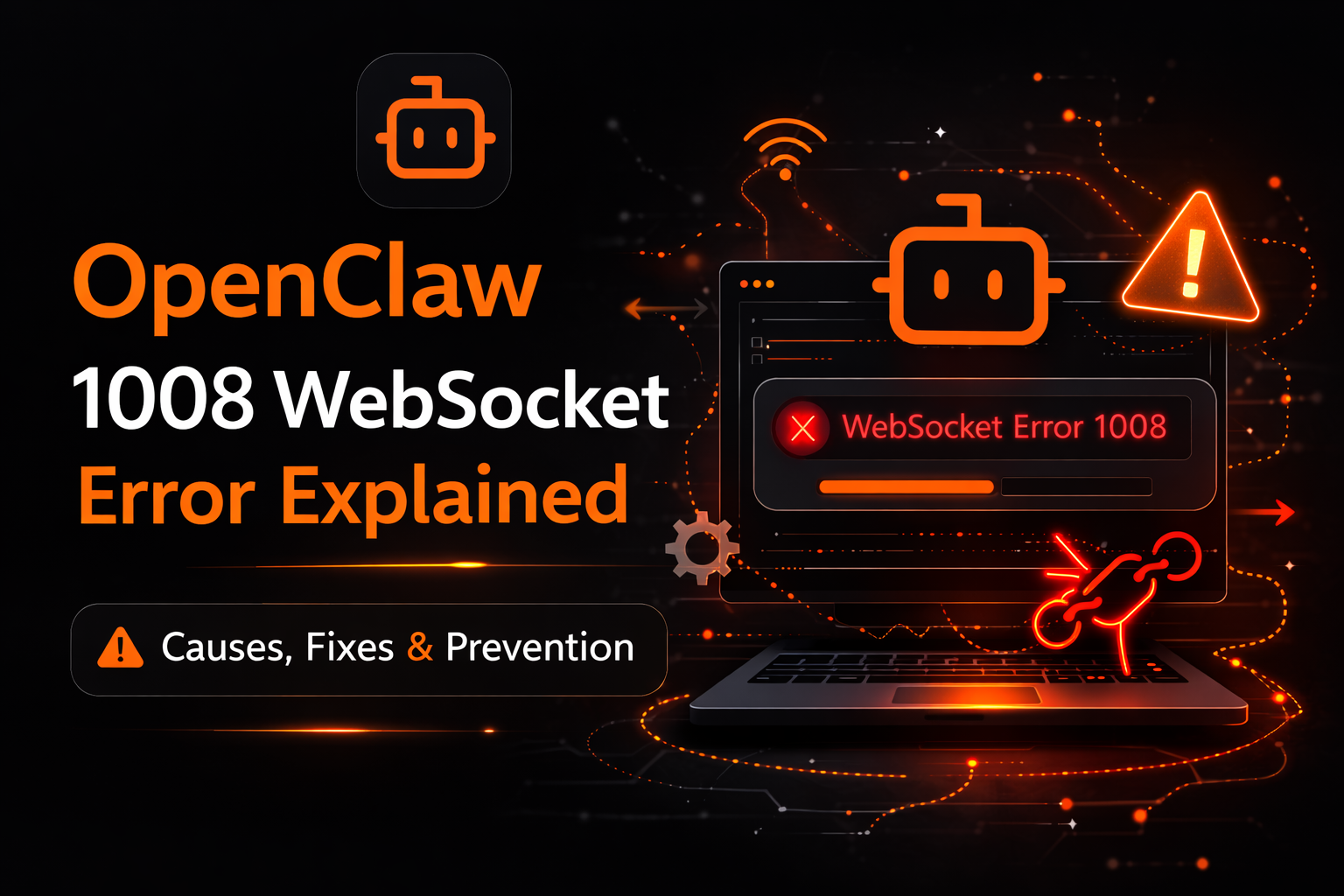 OpenClaw 1008 WebSocket Error Explained (Causes, Fixes, Prevention)