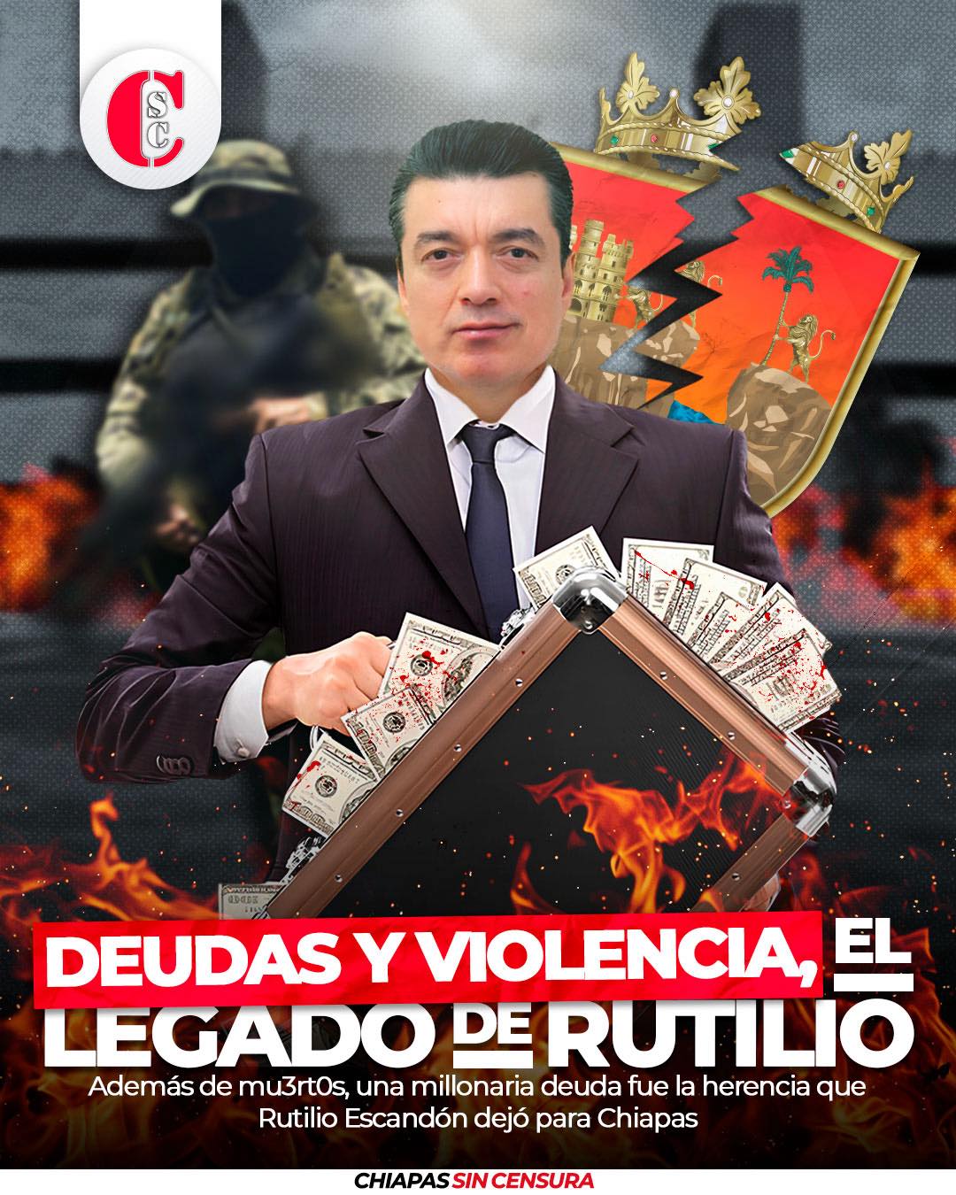 Crimen organizado, el legado de Rutilio