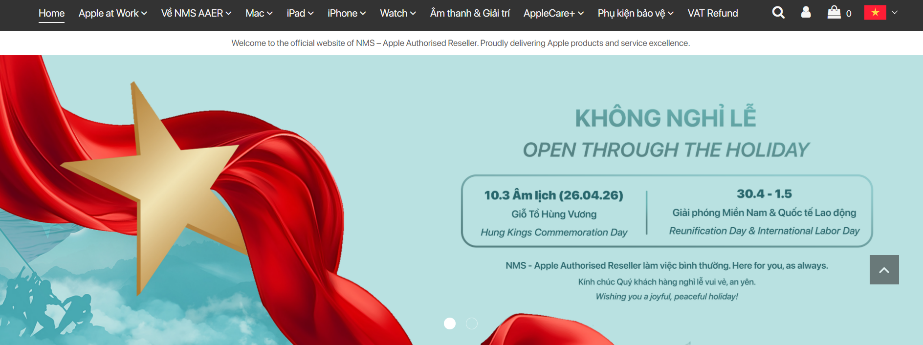 NMS - Authorized Apple Store in Saigon