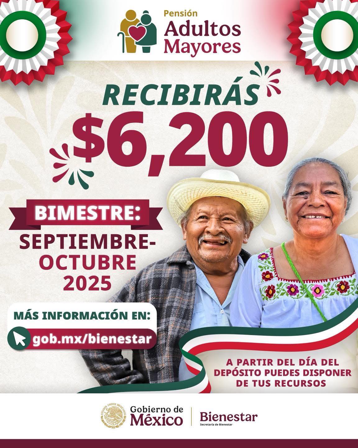 $6,200 bimestrales: así funciona la Pensión para Adultos Mayores en Chiapas