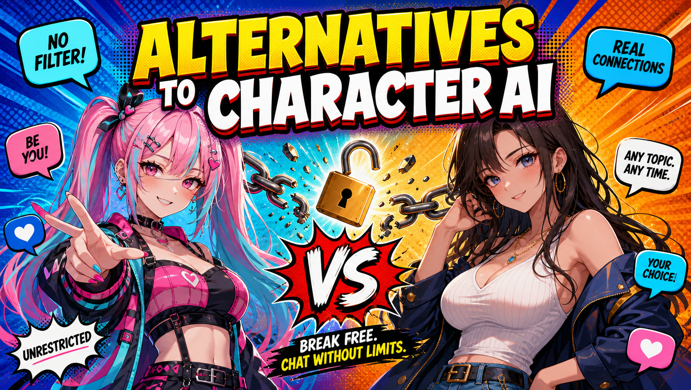 6 Alternatives to Character AI With Real NSFW Roleplay (2026)