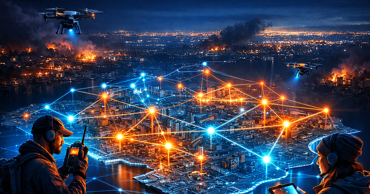 Redes Mesh en Emergencias: Comunicación Sin Internet