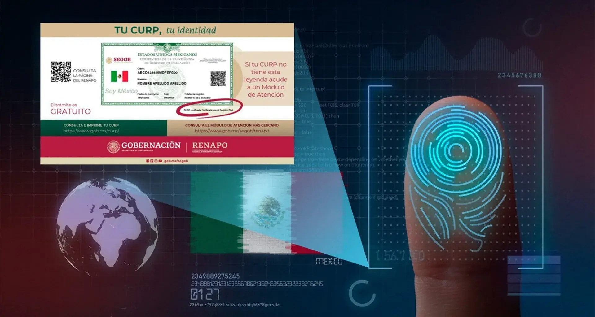 México ordena identificación digital biométrica de Bill Gates con datos de iris y huellas dactilares para toda la población
