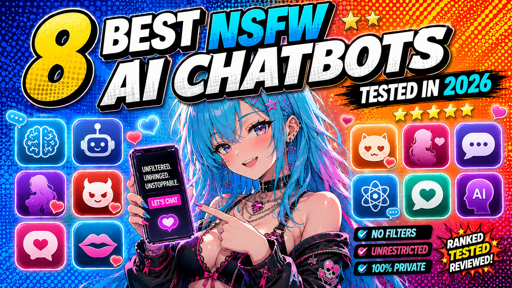 The 8 Best NSFW AI Chatbot Apps I Tested in 2026