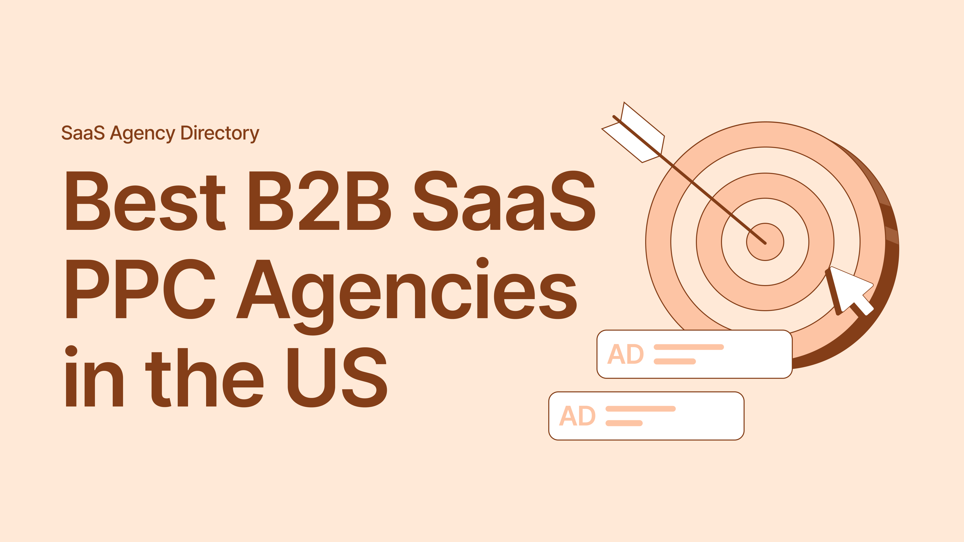 Comparison matrix of B2B SaaS PPC agencies in the US by channels, attribution strength, SaaS focus, and best-fit use case.