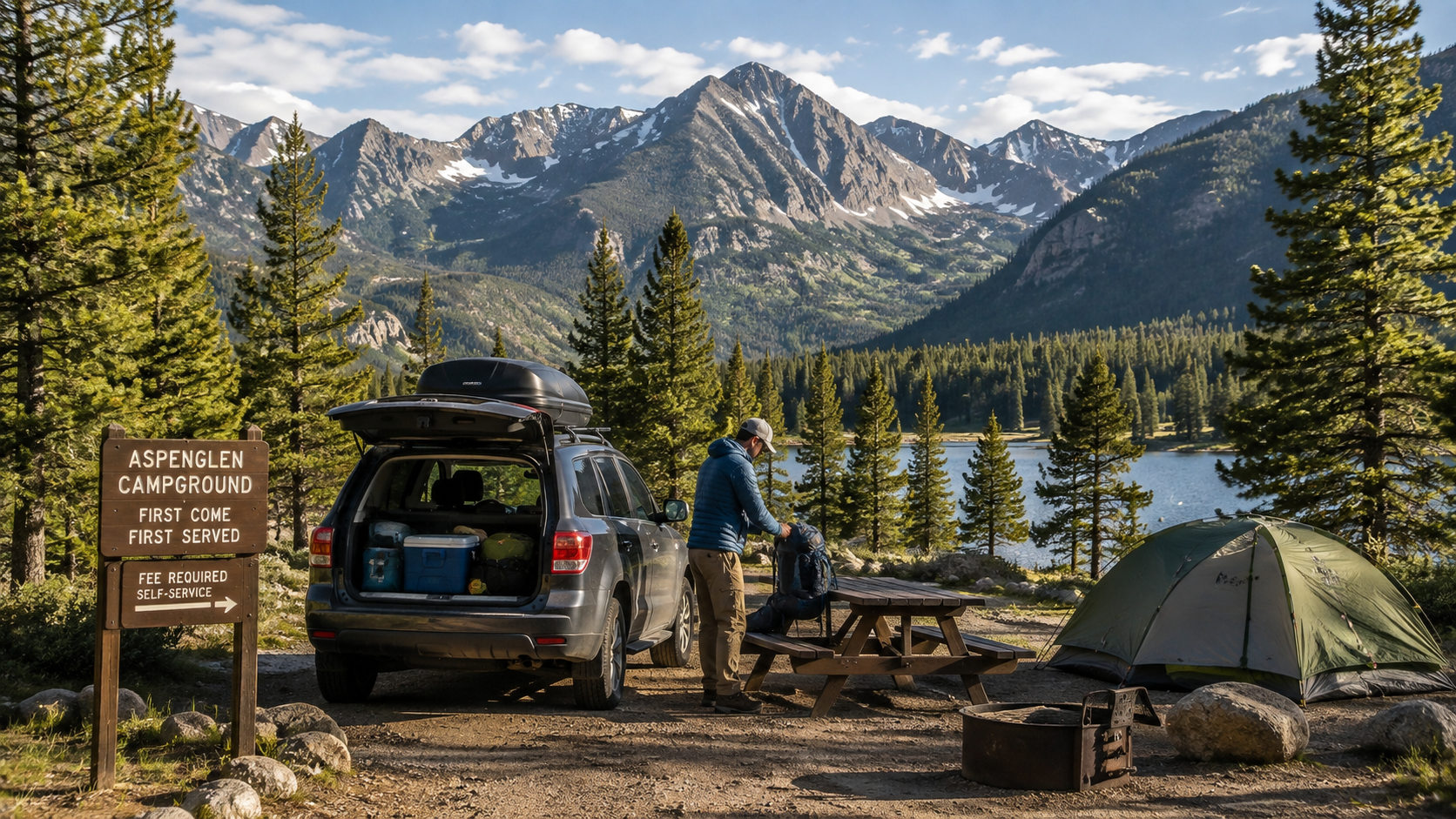 Mountain Campground Escape