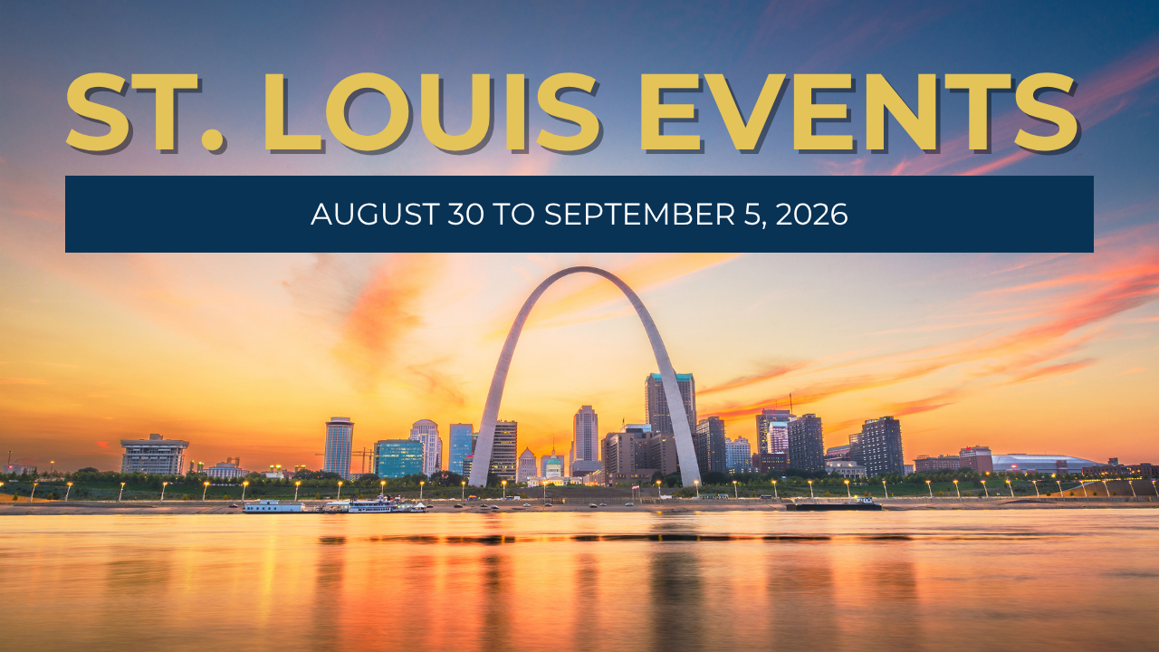 St. Louis Events cover image with St. Louis skyline