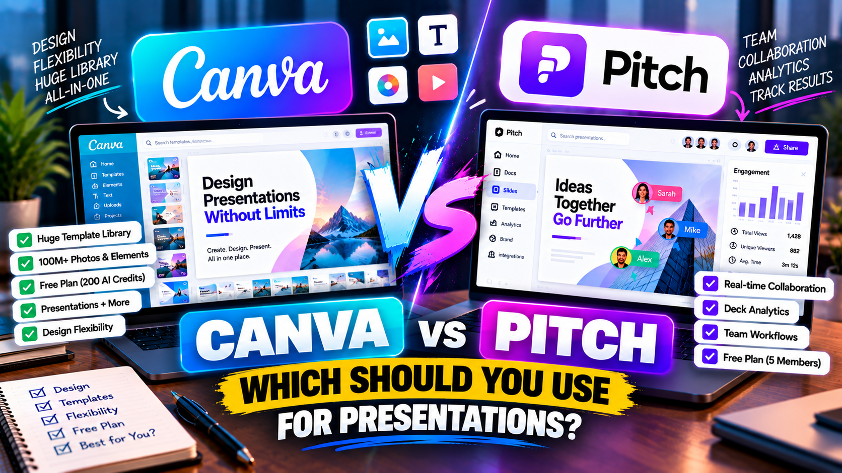 canva vs pitch