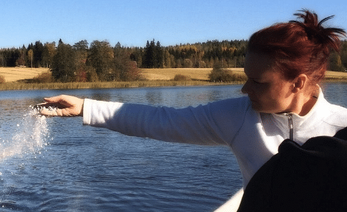 Cremation scattering Ashes