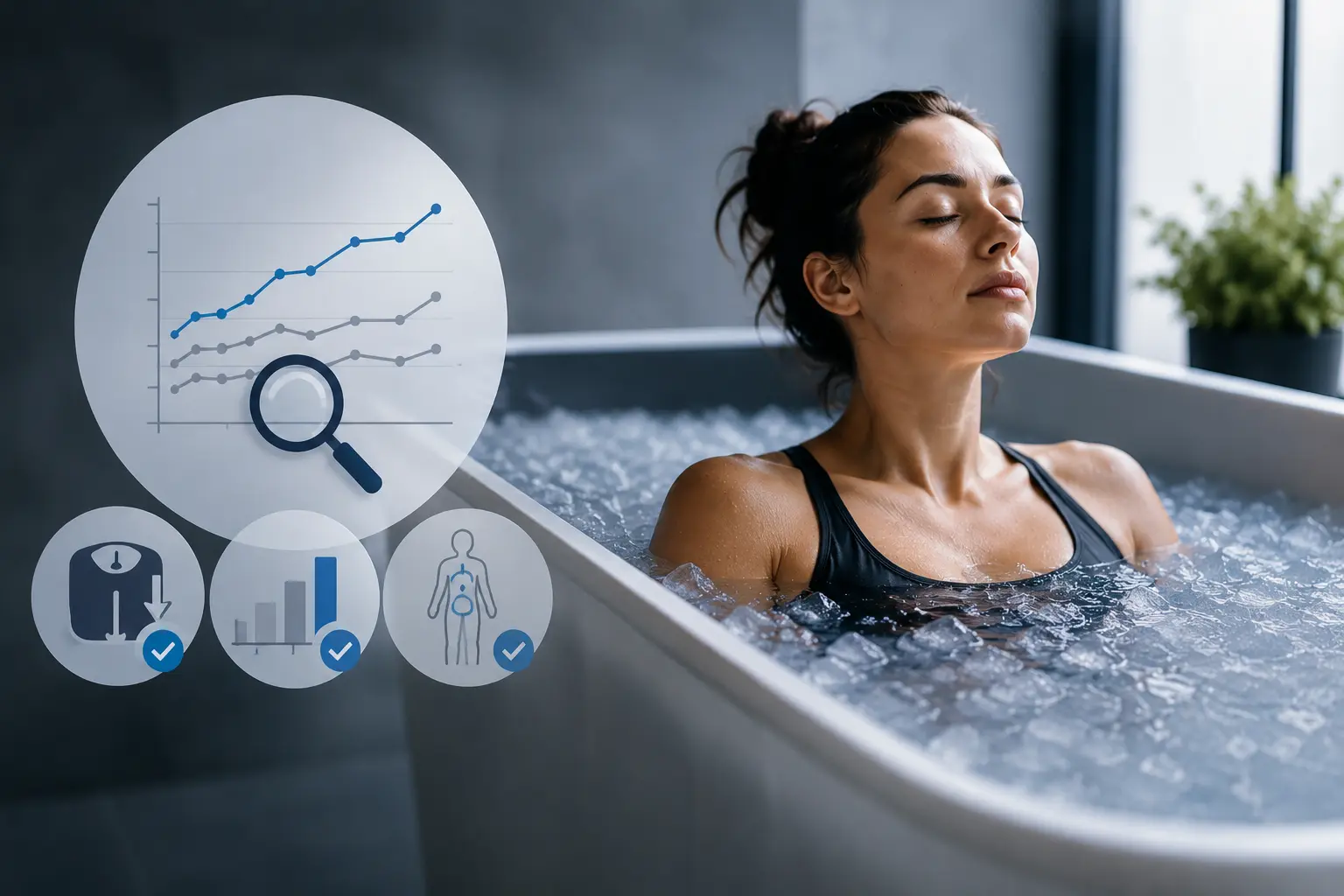 what the research says about sustained weight loss in ice bath