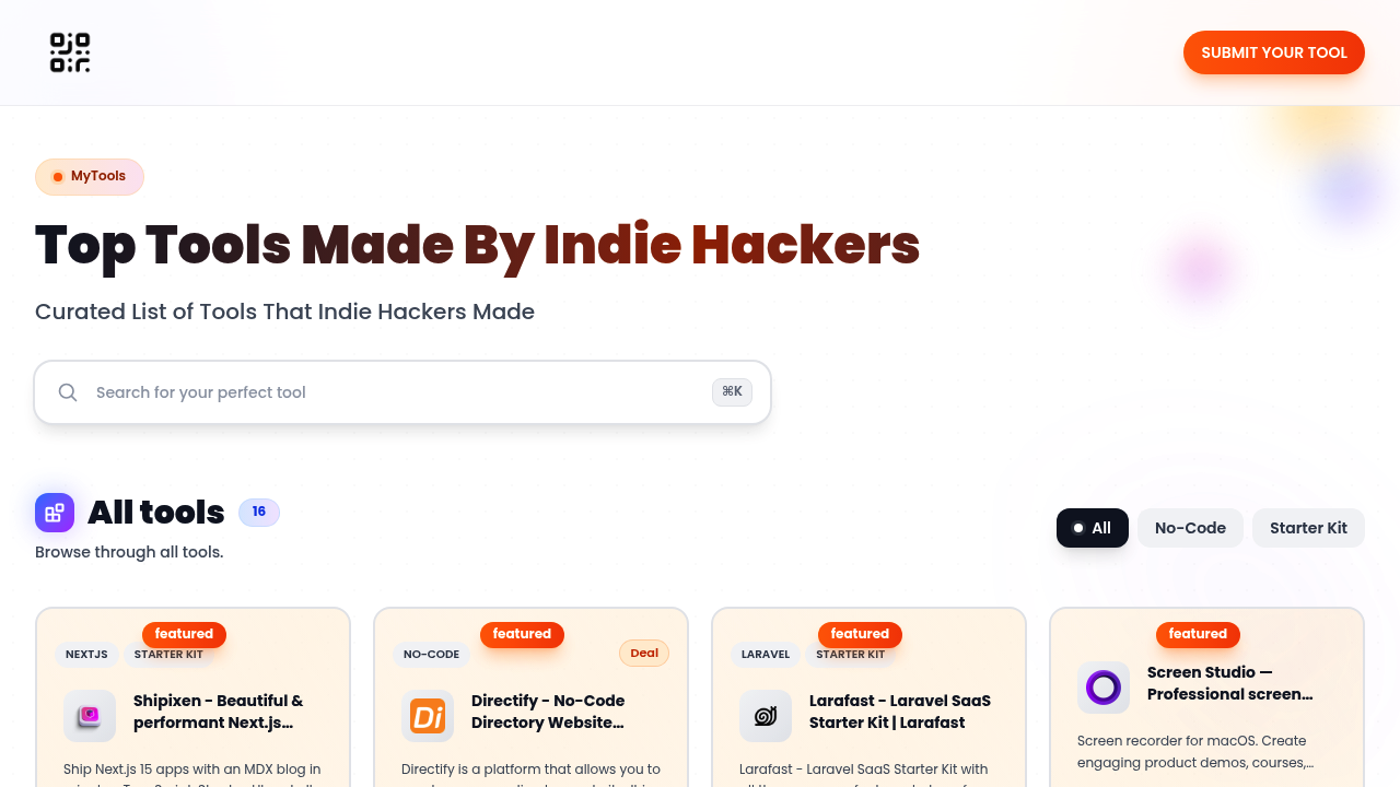 Top Tools Made By Indie Hackers 
