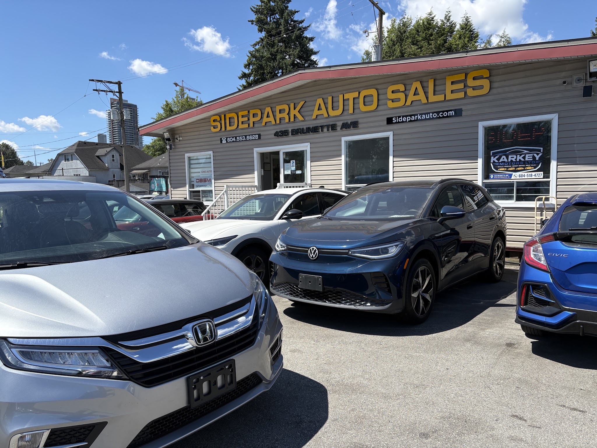 Sidepark Auto Sales Ltd. Open by appointments please call ahead prior to visit.