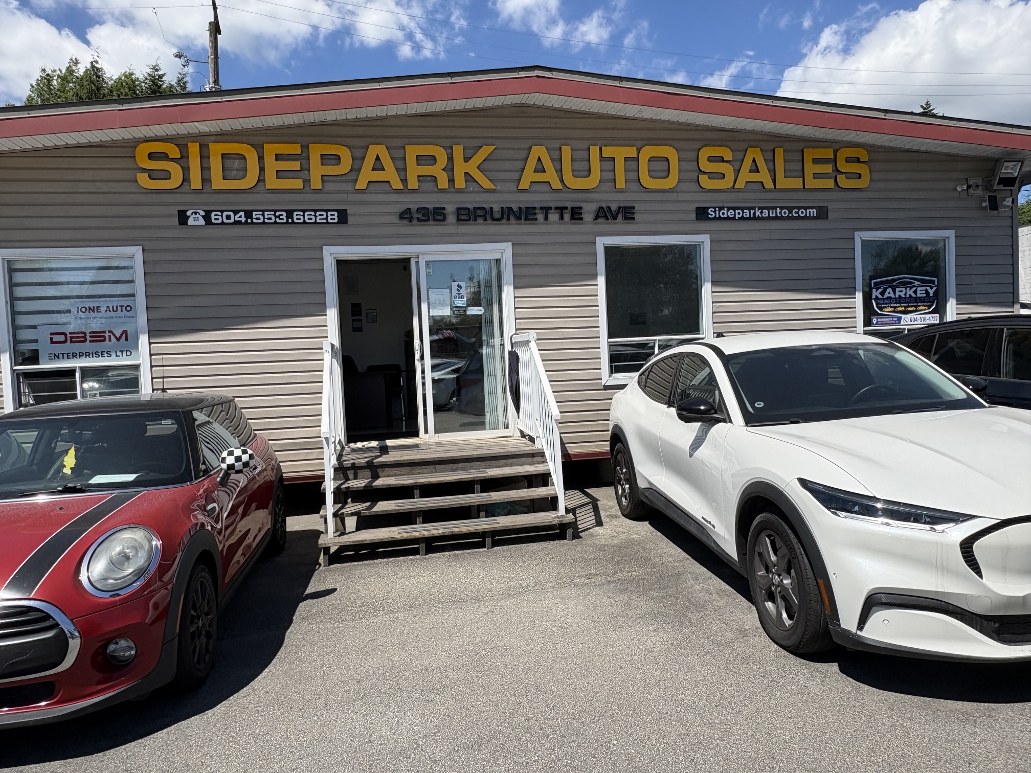 Sidepark Auto Sales Ltd. Open by appointments please call ahead prior to visit.