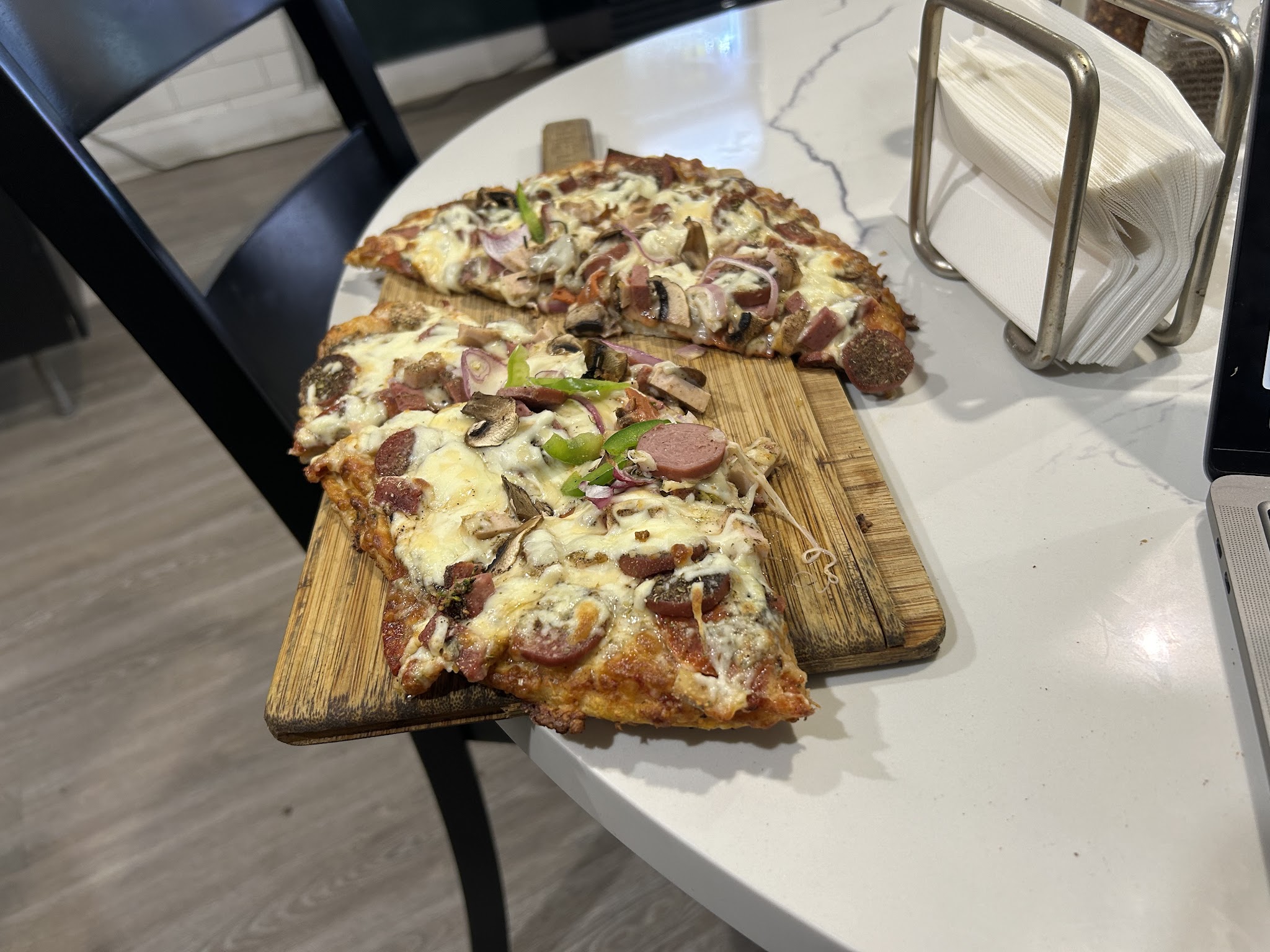 Vegan Cave Cafe Tanoor Pizza