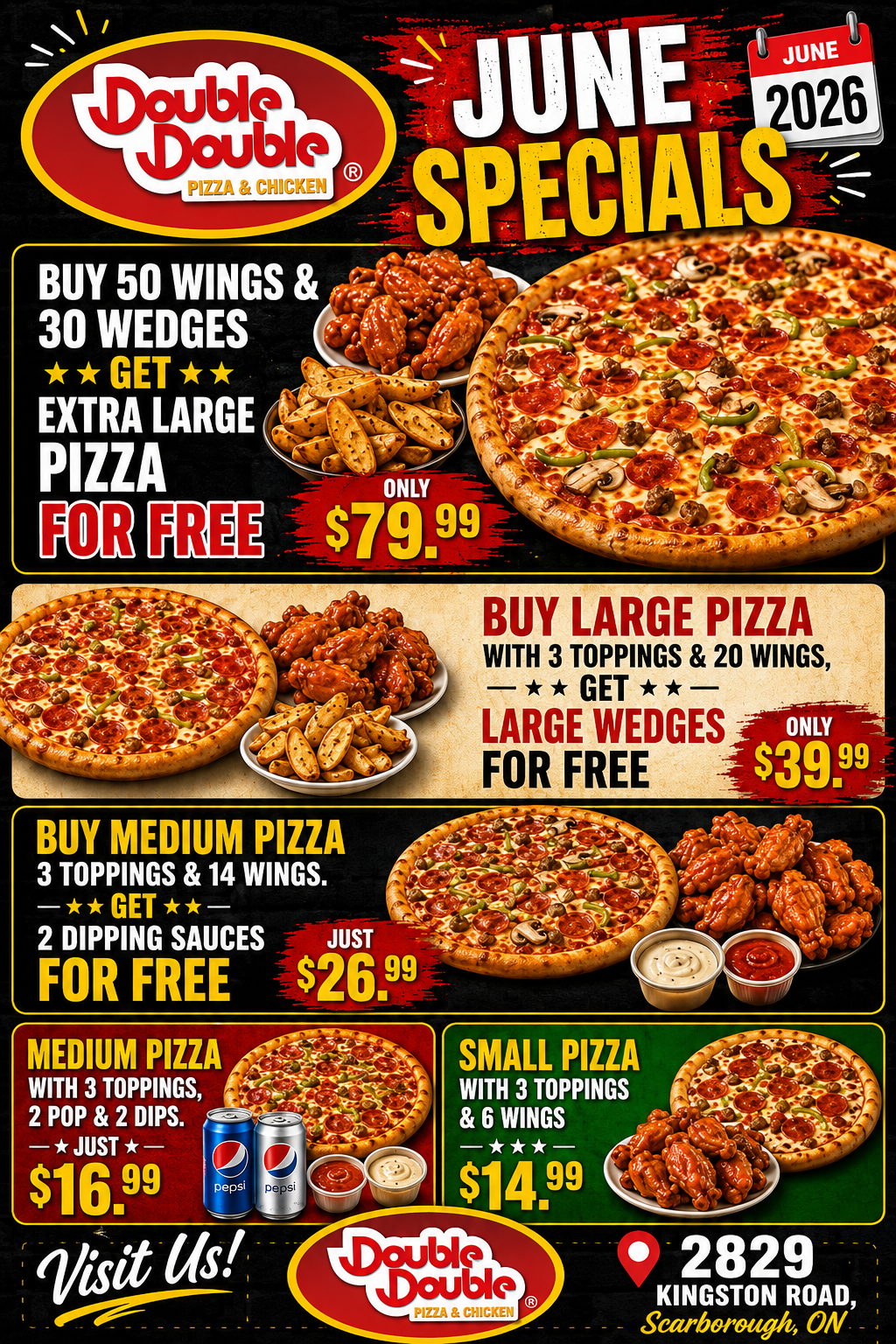 Double Double Pizza & Chicken